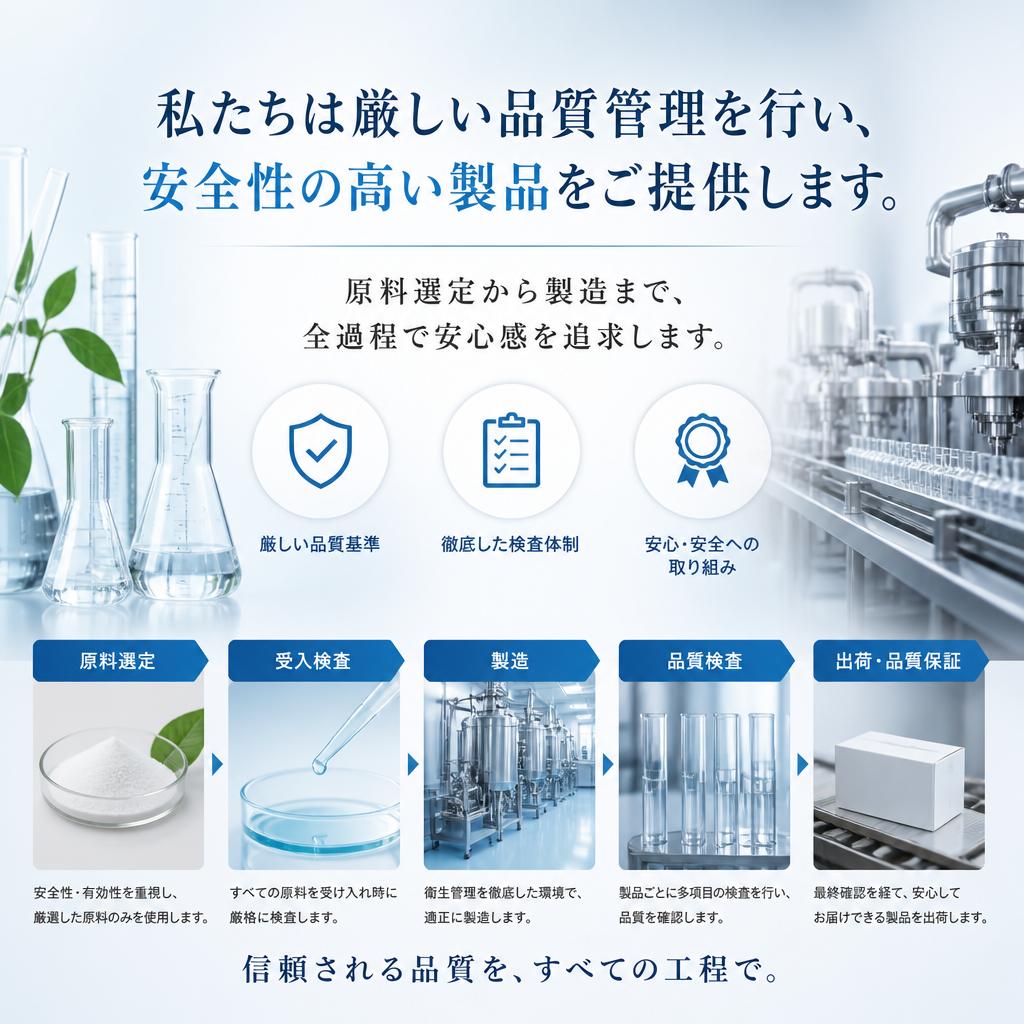 安心の品質管理